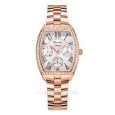 Alexandre Christie AC 2B86 BF Multifunction Rosegold Dial White Stainless Steel